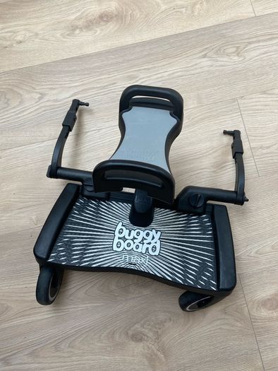 Lascal Black Maxi BuggyBoard Plus Grey Saddle