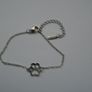 Stainless steel bracelet. Bracelet. Paw bracelet.Gift Image 2