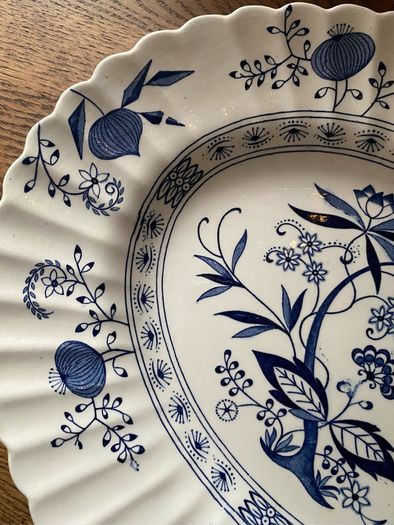 J & G Meakin Blue Nordic England Ironstone Platter