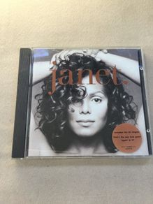 janet jackson janet 1993 cd with promo sticker hits michael 90s dance vocal pop jacksons