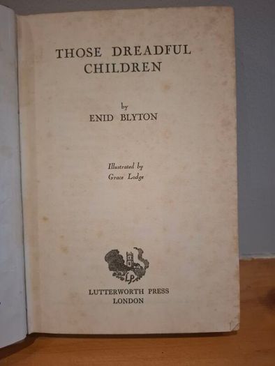 Those Dreadful Children by Enid Blyton