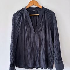 Massimo Dutti V-neck shirt blouse