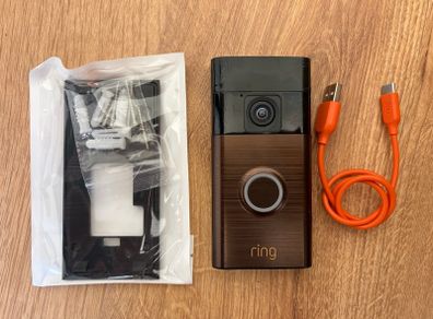 Ring Video Doorbell (Battery) Venetian Bronze