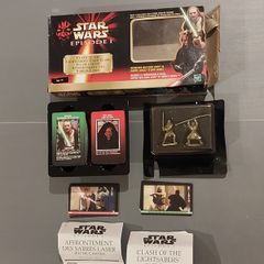Star Wars Episode I Clash of the Lightsabers Card Game Complete Set (Hasbro 1999)