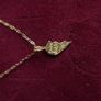 9K Yellow Gold 375 I Love You Piece of My Heart Puzzle Pendant Necklaces L9" - 0,68g Image 3