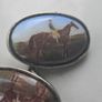sterling s8lver and enamel cufflinks Image 3