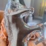 Vintage German Kefla Clear Glass Horse Bottle Image 7