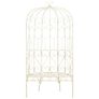 Garden Bench 95 cm Iron Antique White Image 4