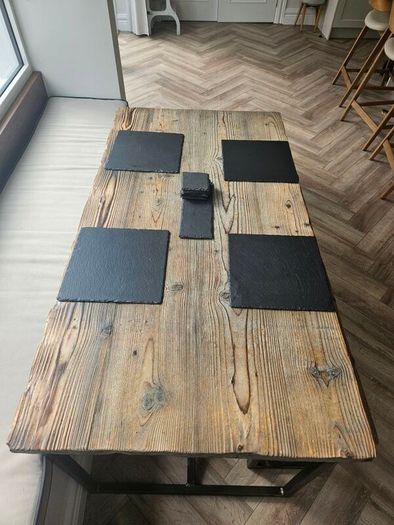Barrell & Gunn dining table and bench
