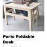 Birch Ply Folding Desk Table (Home by Notions) Image 10