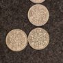 6 Genuine British Silver Sixpence Coins 1928 to 1936 Image 3