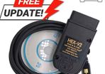 Newest v24.1 VAG Scanner VAG Tool VAG KKL VCDS Cable OBD2 Diagnostic Cable Multi-Language OBD2 Scanner HEX V2 VAGCOM