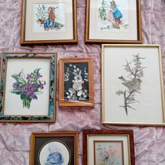 Bundle of 7 Vintage Framed Pictures