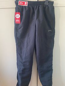 slazenger black tracksuit bottoms 9-10 Brand new with tags
