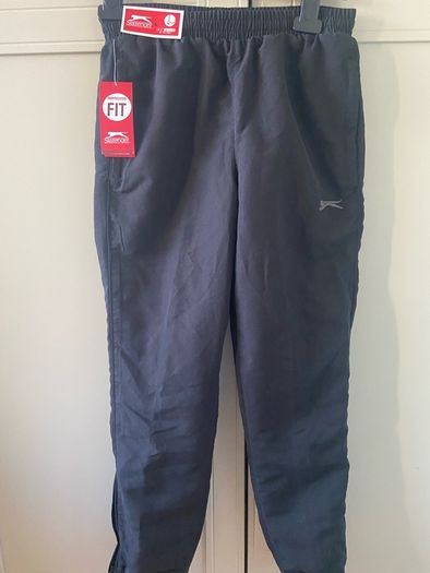 slazenger black tracksuit bottoms 9-10 Brand new with tags