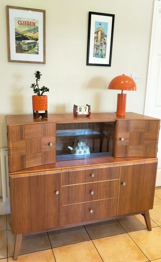 Mid Century Vintage Beautility Sideboard Cabinet