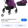 Purple silver cross  pram Image 4