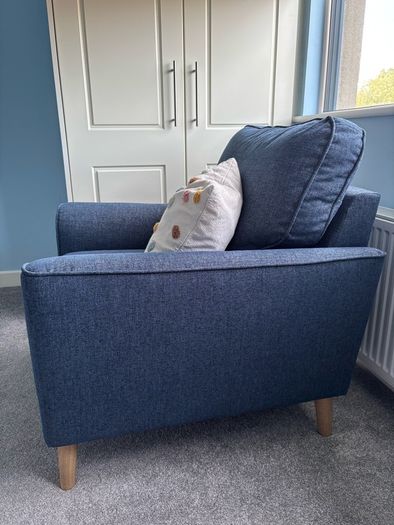 Navy Armchair from Next
