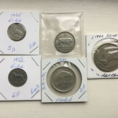 Coins - Eire X 5  ( Reduced)