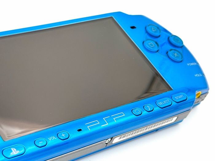 Sony PSP Console in Vibrant Blue - Boxed and Minty