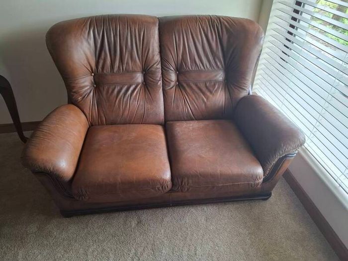 2 Seater Leather couch