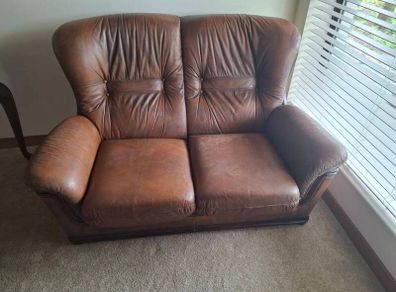 2 Seater Leather couch