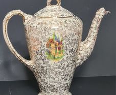 Vintage Empire England Teapot / Coffee Pot, Crinoline Lady Design, 21cm,  c.1930s