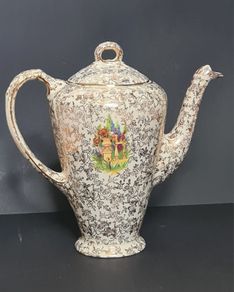 Vintage Empire England Teapot / Coffee Pot, Crinoline Lady Design, 21cm,  c.1930s