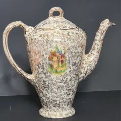 Vintage Empire England Teapot / Coffee Pot, Crinoline Lady Design, 21cm,  c.1930s