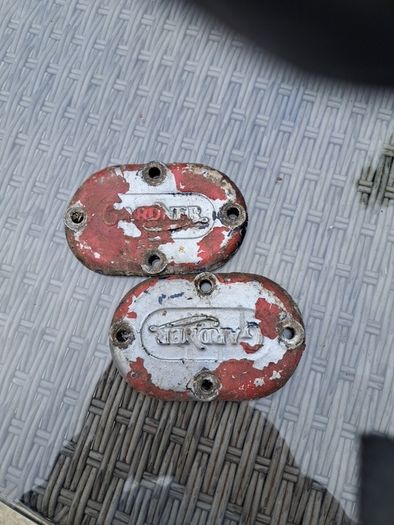2 plates off 1960 gardner engine