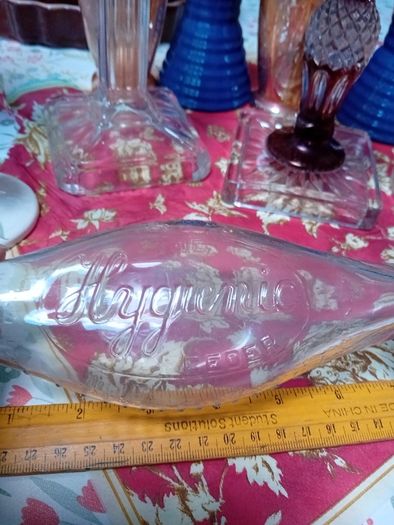 vintage Glass Baby Bottle