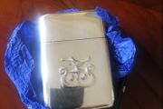 Solid Silver Business Card Holder