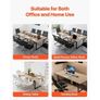 Conference Table, 2400 mm Office Meeting Table for 10 Person, Modern Rectangle Seminar Desk with Metal Legs, Large Meeting Desk Ideal for Office Image 6