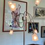 Rare IKEA Kryssbo Medusa Tentacle Jellyfish Stainless Floor Dimmer Accent Lamp Image 2