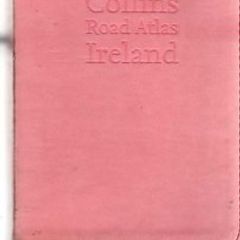 Very Rare - Unique 'Pink' Road Atlas Of Ireland