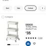 Ikea Raskog white trolley Image 4