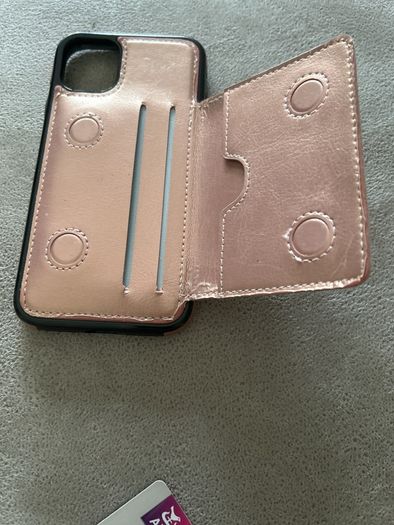 Card slot holder wallet case for iPhone 11