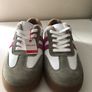 Drilleys  women's trainers Grey/Pink Image 2