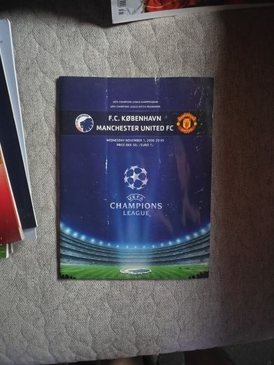 manchester united programmes