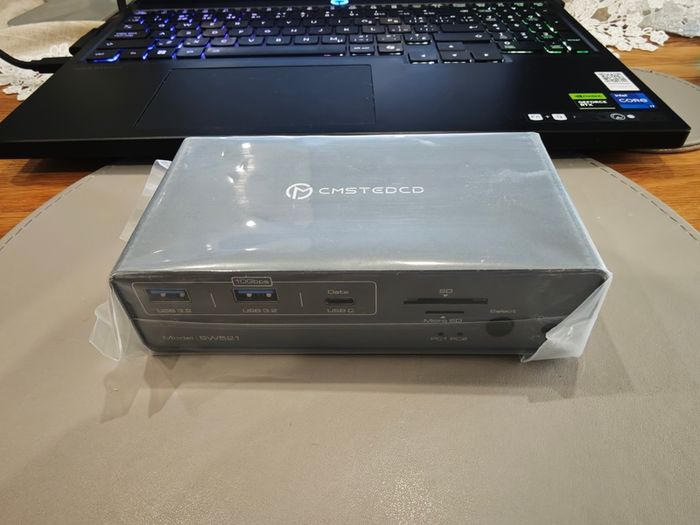 USB C KVM Switch 2 Monitors 2 Computers HDMI 4K60Hz EDID KVM Docking Station for 1 Laptop 1 Desktop Share Dual Monitor 13 in 1 Dock