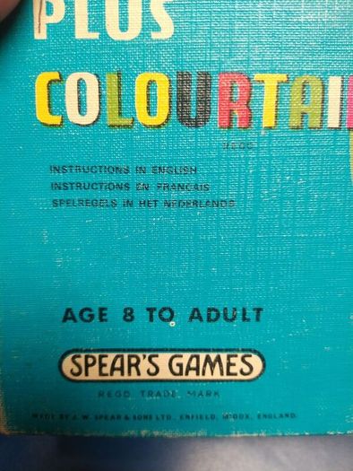 Vintage Spear's Solitaire + Colourtaire