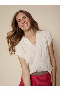 Mos Mosh Sleevless wool blend Knit Size Small