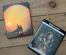 Dune Part 2 Steelbook 4k and Blu-ray, Dune Part 1 4K and Blu-ray