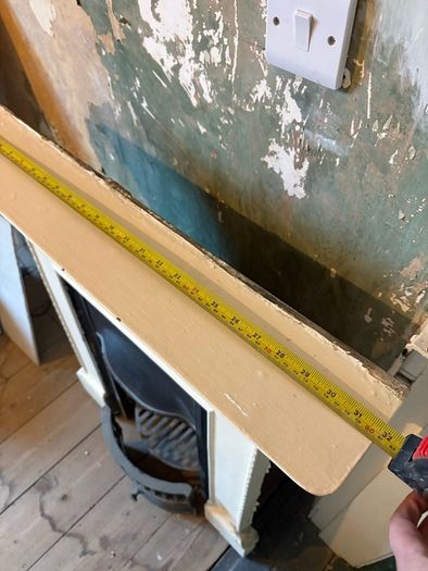 Cast Iron fireplace with grate