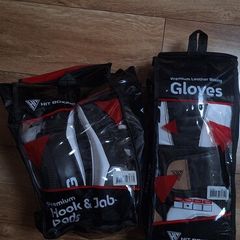 HIT Boxing Gloves & Pads Set