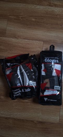 HIT Boxing Gloves & Pads Set
