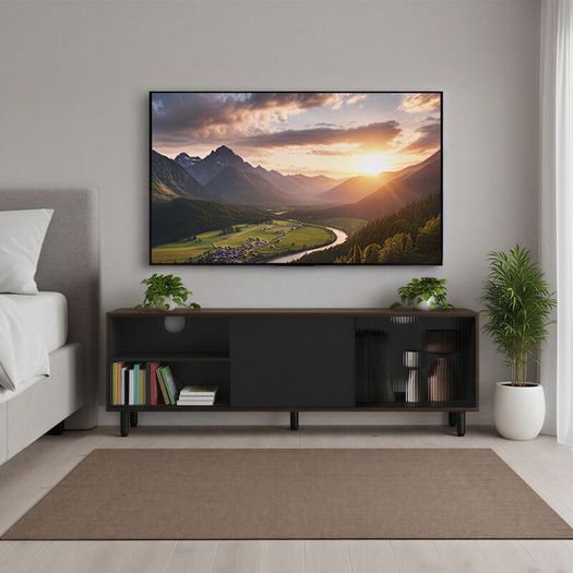Modern TV cabinet - FREE P&P