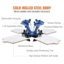 Screen Printing Machine, 4 Color 4 Station 360 Rotable Silk Screen Printing Press, 21.2x17.7in / 54x45cm Screen Printing Press Image 2