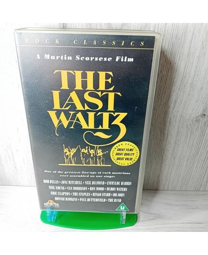 The Last Waltz Vhs Tape - Rare Retro Movie