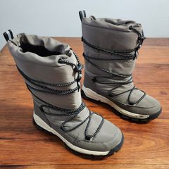Next Neutral Waterproof Bungee Cord Snow Boots - EU 2 / 34.5